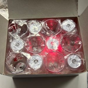NIB 12 Fire Ball On Off Plastic Shot Glass